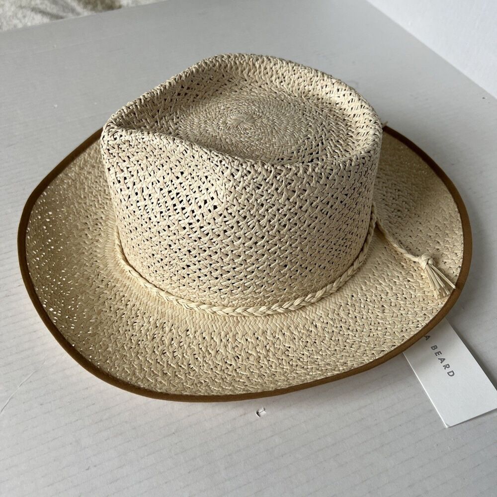 Freya Palm Sz L Hat UPF 50 Handmade Natural 100% Straw NWT Great gift